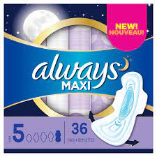 ALWAYS MAXI SIZE 5 - 36 COUNT