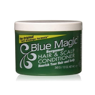 BLUE MAGIC ORIGINAL BERGAMOT HAIR SCALP CONDITIONER  (12 oz)