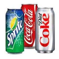 COCA COLA SELECTED FLAVORS -  355 ML 24 CANS
