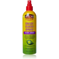 AFRICAN PRIDE BRAID SHEEN EXTRA SPRAY  (12 oz)