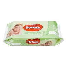 HUGGIES BABY WIPES - NATURAL CARE -  56 COUNT